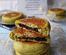 #晒出你的团圆大餐#抹茶紫米包的做法