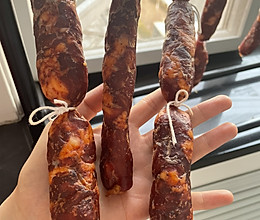 #家乡年味 鲜才够味# 麻辣风干肠，冬季美味自己做！的做法
