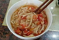 洋葱西红柿炝锅面的做法