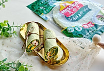 #节日美味就这么简单#芝士鸡肉菠菜卷饼的做法