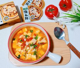#轻食季怎么吃#茄汁鳕鱼豆腐羹的做法