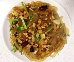 家常快手肉末粉条的做法