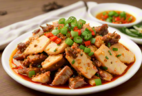 豆腐肉末的做法