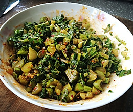 凉拌冲菜的做法