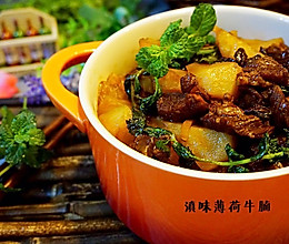 一言不合就吃光的滇味薄荷牛腩#宴客拿手菜#的做法