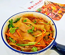 红油宽粉的做法