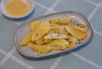 #浪漫七夕 共度“食”光#低卡少油的解馋小零食～烤薯角的做法