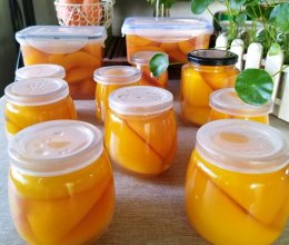 黄桃罐头的做法