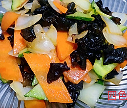 四色小炒的做法