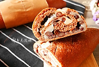 可可麻薯蜜豆面包的做法