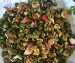 小炒田蓊菜梗的做法