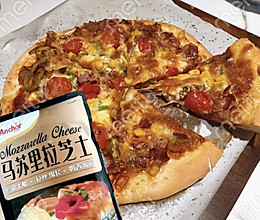 #原制原味，聚会菜谱#马苏里拉披萨的做法