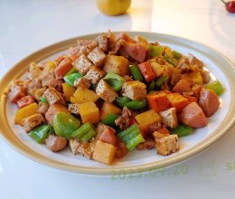 香辣酱焖什锦锅的做法