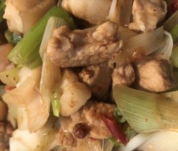 大葱焖肉——生酮饮食的做法