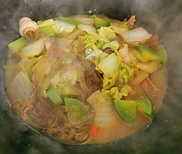猪肉炖粉条(一人份)的做法