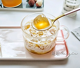 白桃乌龙茶冻撞奶的做法