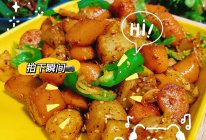 孜然火腿土豆块的做法