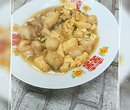 龙头鱼烧豆腐的做法