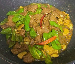 辣椒炒牛肉的做法