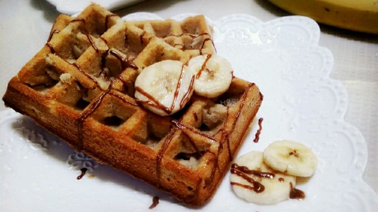 香蕉华夫饼的做法