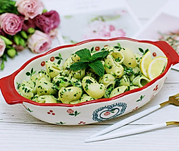 秀出你的早餐–青酱意面的做法