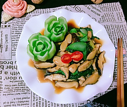 #精品菜谱挑战赛#香菇油菜的做法
