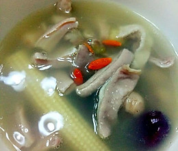 夏季莲子绿豆猪肚汤的做法