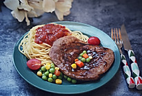 牛排意面套餐#舌尖上的春宴#的做法
