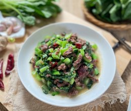 #美味开学季#青菜炒牛肉的做法