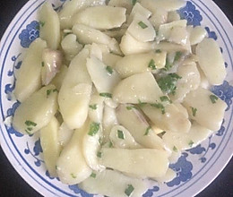 清炒佛掌山药的做法