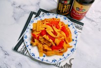 茄汁豆腐丝的做法