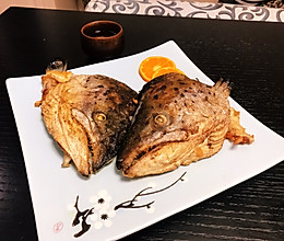 香煎三文鱼头的做法
