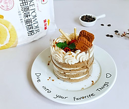 #爱好组-低筋#焦糖摩卡蛋糕的做法
