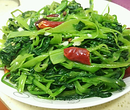 炒空心菜的做法