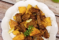 #在家做出五星级牛排#黑椒菠萝牛肉粒的做法