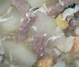 冬瓜瘦肉咸蛋汤的做法