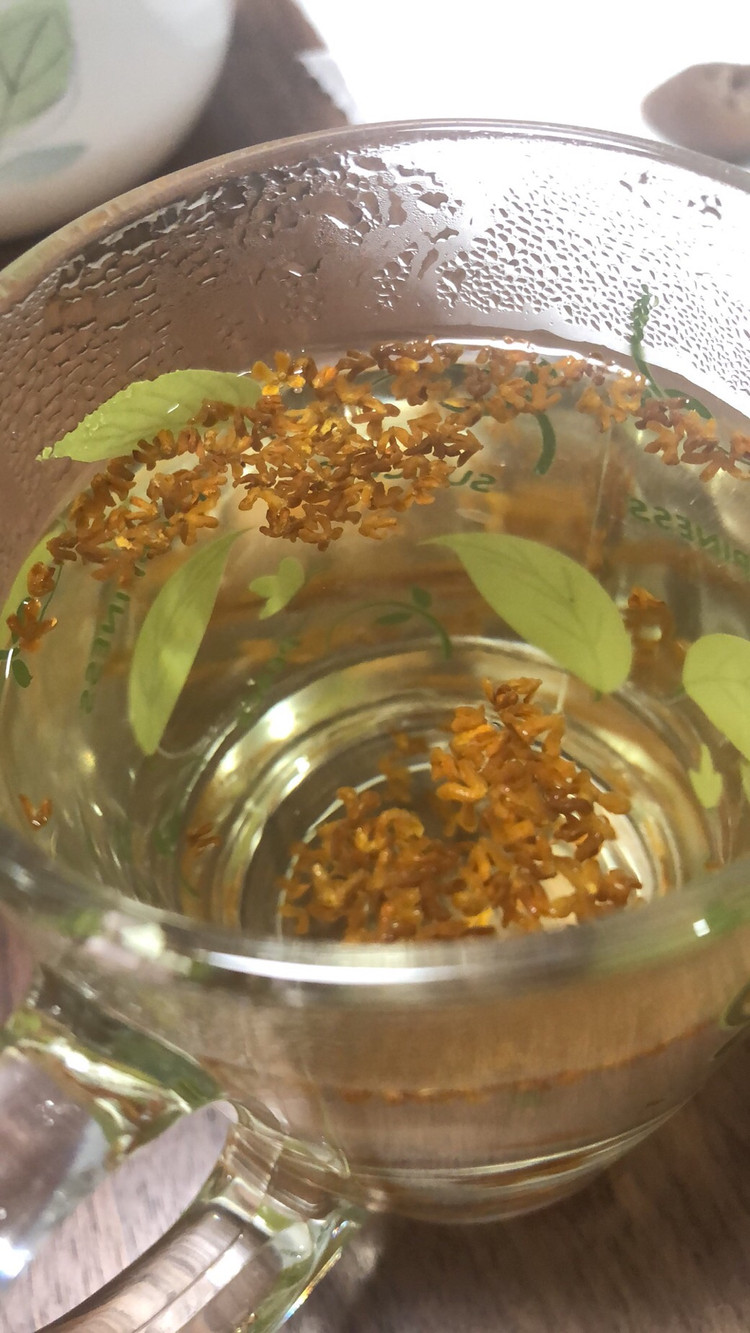 桂花茶的做法