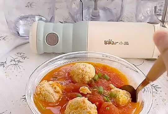 番茄鸡肉丸的做法