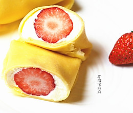 港式草莓班戟的做法