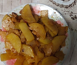 土豆片炒肉的做法