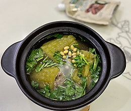 苦瓜塞肉黄豆煲的做法