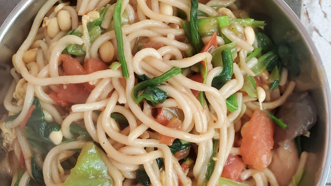 炒饸饹面的做法