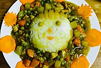 咖喱娃娃鸡肉饭的做法