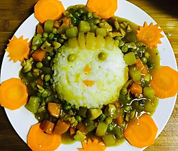 咖喱娃娃鸡肉饭的做法