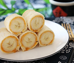 南瓜吐司香蕉卷的做法