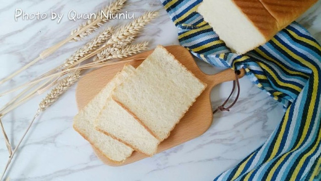 白吐司（液种）#跨界烤箱 探索味来#的做法