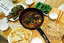 鱼头泡饼的做法