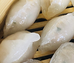 #美食视频挑战赛#虾仁水晶饺，早茶必点的做法