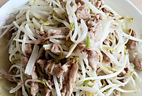 绿豆芽炒肉丝的做法