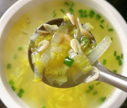 白菜虾米汤的做法